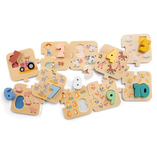 Number puzzle - farm